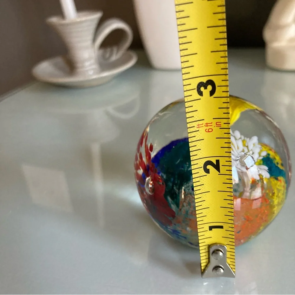 Glass Colorful Paperweight - Picture 4 of 7